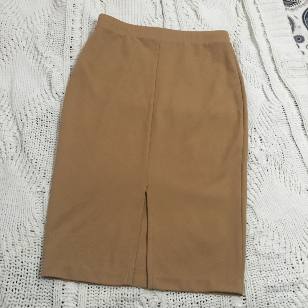 Brown Pencil Skirt